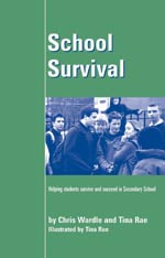 School Survival: Helping Students Survive and Succeed in Secondary School (Lucky Duck Books) book cover by Chris Wardle, Tina Rae