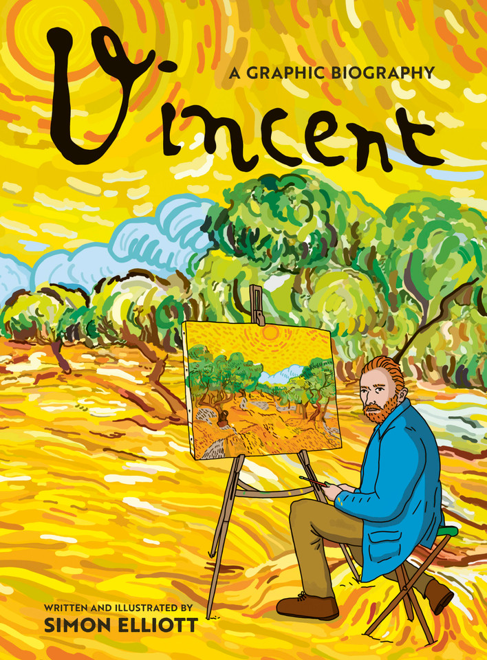 Vincent: A Graphic Biography: A Graphic Biography (BioGraphics) book cover by Simon Elliott