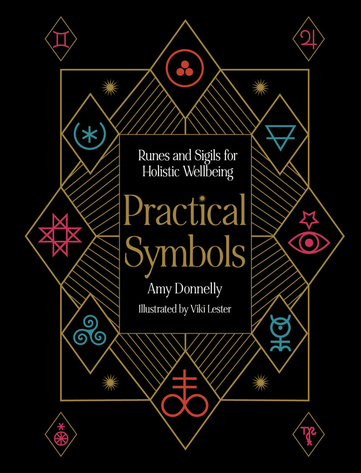 Practical Symbols: Runes and Sigils for Holistic Wellbeing (Practical MBS) book cover by Amy Donnelly