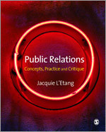 Public Relations: Concepts, Practice and Critique book cover by Jacquie L′Etang