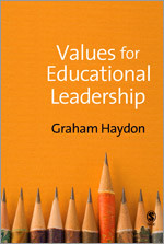 Values for Educational Leadership book cover by Graham Haydon