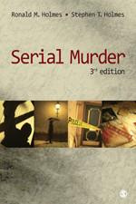 Serial Murder book cover by Ronald M. Holmes, Stephen T. Holmes