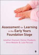 Assessment for Learning in the Early Years Foundation Stage book cover by Jonathan Glazzard, Denise Chadwick, Anne Webster, Julie Percival