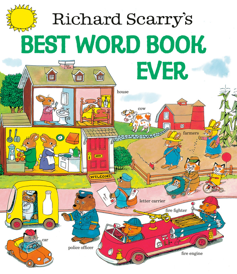 Richard Scarry's Best Word Book Ever book cover by Richard Scarry