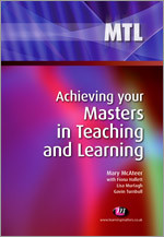 Achieving your Masters in Teaching and Learning (Teaching Handbooks Series) book cover by Mary McAteer, Lisa Murtagh, Fiona Hallett, Gavin Turnbull