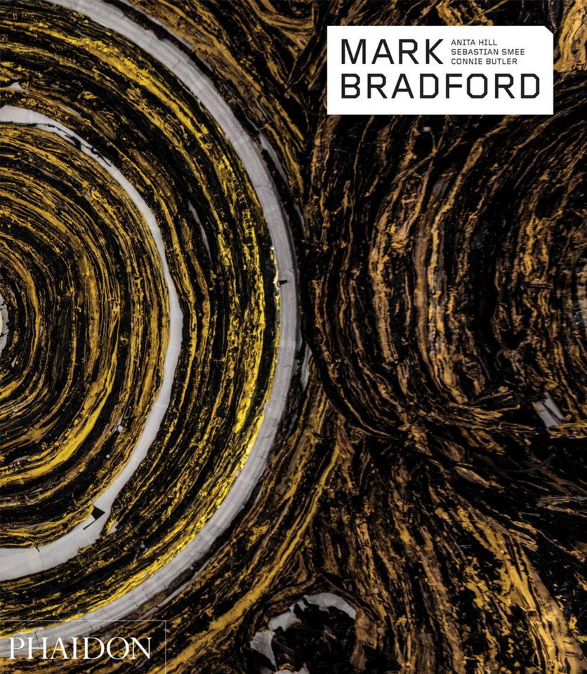 Mark Bradford (Phaidon Contemporary Artists Series) book cover by Sebastian Smee, Cornelia H. Butler, Anita Hill