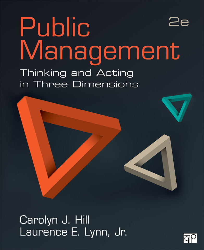 Public Management: Thinking and Acting in Three Dimensions book cover by Carolyn J. Hill, Laurence E. Lynn Jr