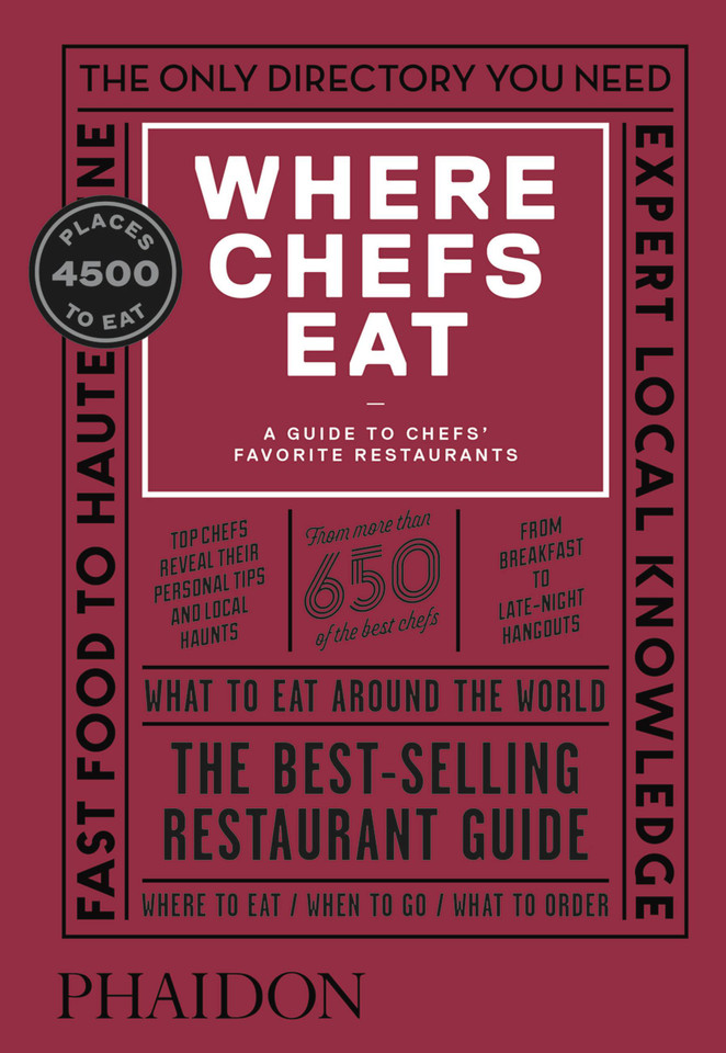 Where Chefs Eat: A Guide to Chefs' Favorite Restaurants book cover by 