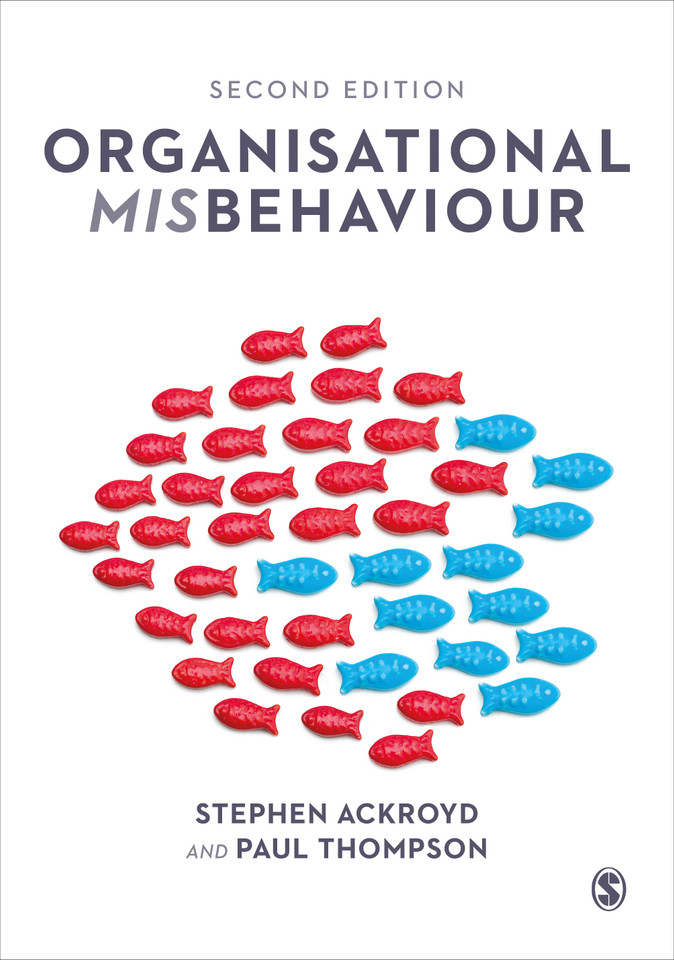Organisational Misbehaviour book cover by Stephen Ackroyd, Paul Thompson