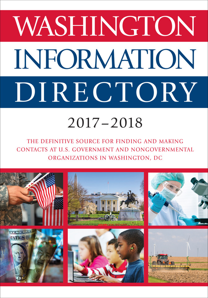 Washington Information Directory 2017-2018 book cover by CQ Press