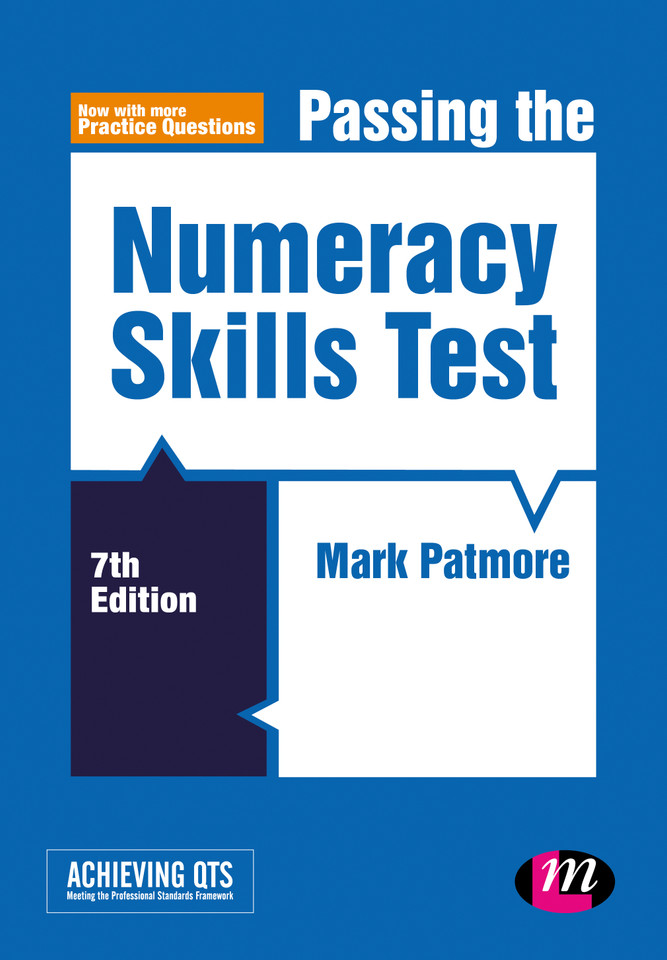 Passing the Numeracy Skills Test (Achieving QTS Series) book cover by Mark Patmore