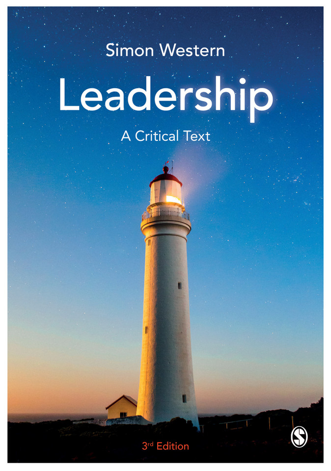 Leadership: A Critical Text book cover by Simon Western