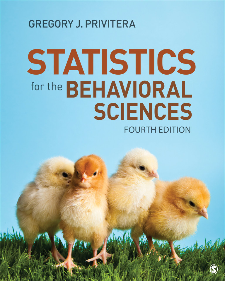 Statistics for the Behavioral Sciences book cover by Gregory J. Privitera