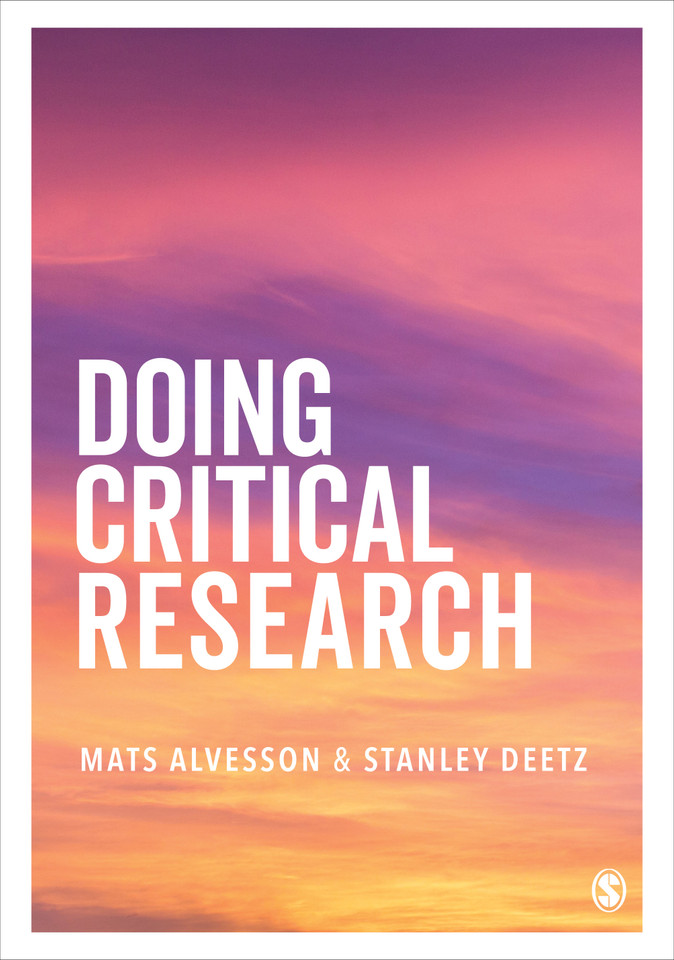 Doing Critical Research book cover by Mats Alvesson, Stanley Deetz