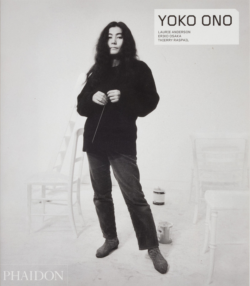 Yoko Ono (Phaidon Contemporary Artists Series) book cover by Thierry Raspail, Eriko Osaka, Laurie Anderson