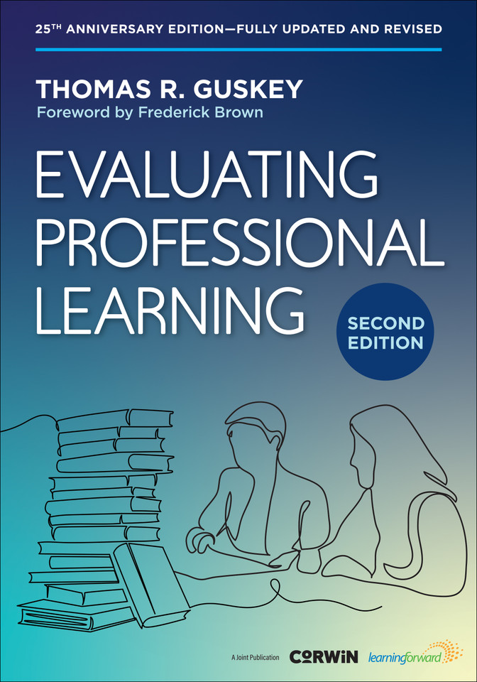 Evaluating Professional Learning book cover by Thomas R. Guskey
