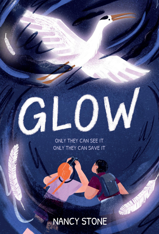 Glow book cover by Nancy Stone