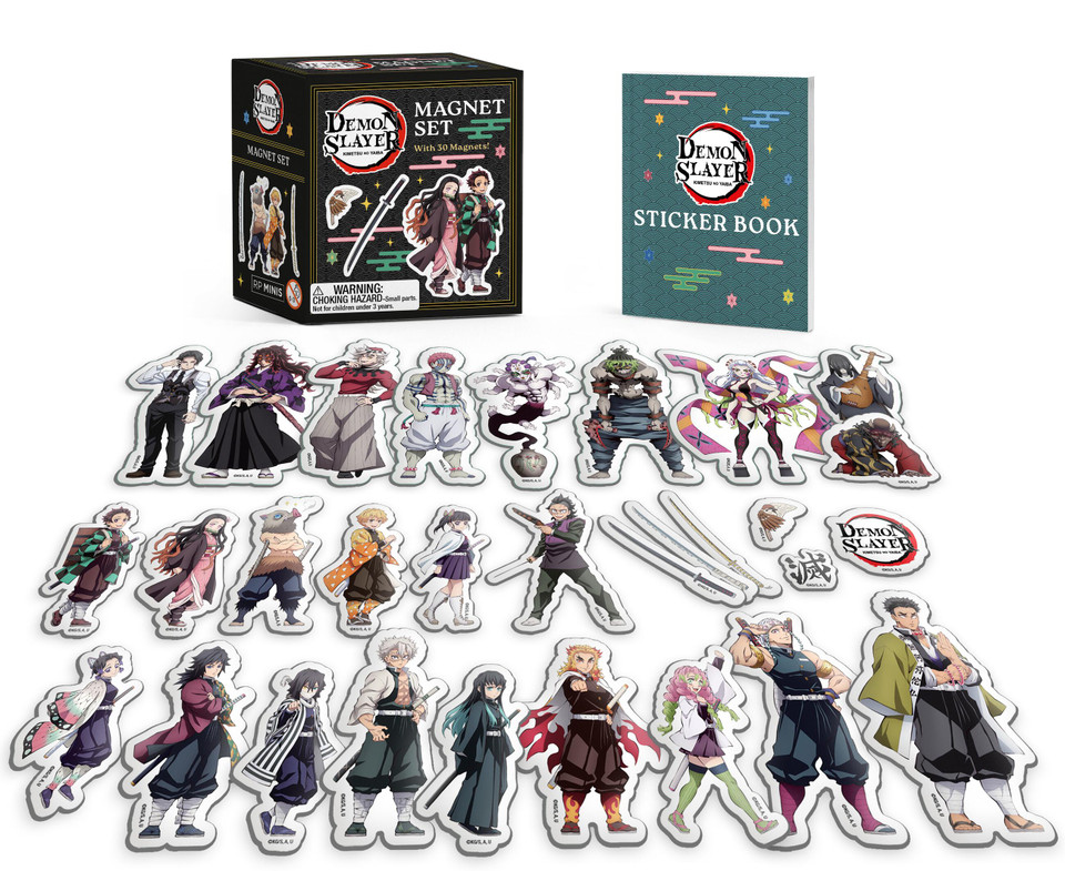 Demon Slayer: Kimetsu no Yaiba: Magnet Set: With 30 Magnets (RP Minis) book cover by Running Press