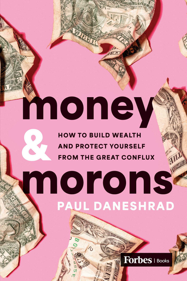 Money & Morons: How to Build Wealth and Protect Yourself from the Great Conflux book cover by Paul Daneshrad