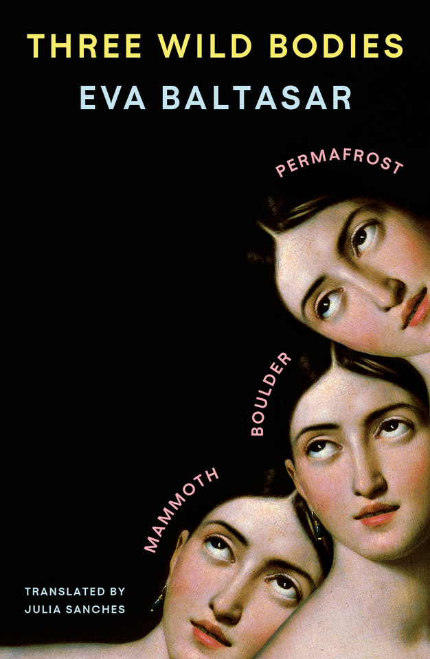 Three Wild Bodies: Permafrost; Boulder; Mammoth book cover by Eva Baltasar
