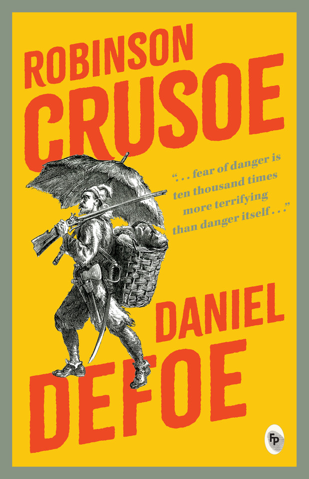 Robinson Crusoe - Classics book cover by Daniel Defoe