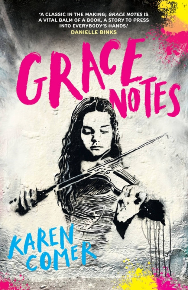 Grace Notes book cover by Karen Comer