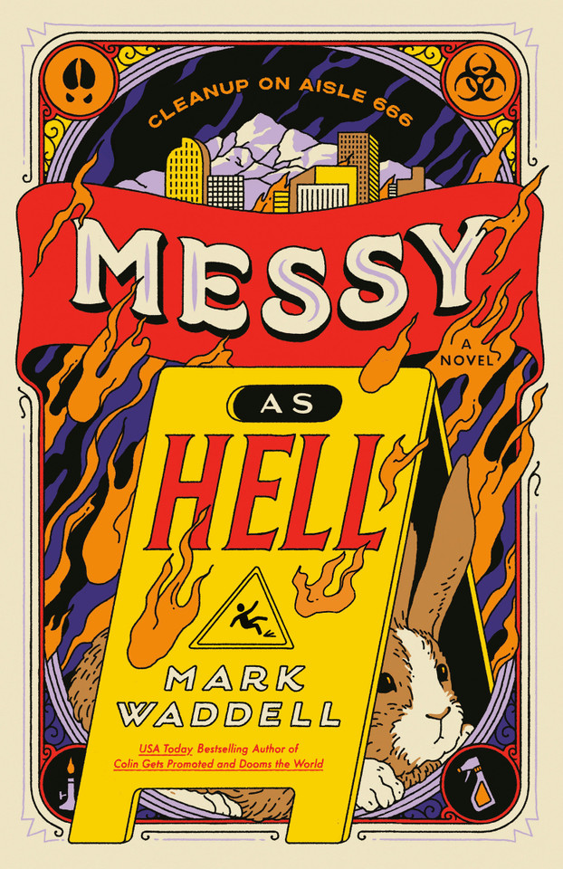 Messy As Hell book cover by Mark Waddell