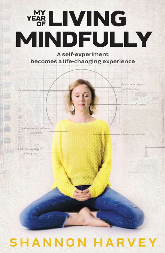 My Year of Living Mindfully book cover by Shannon Harvey