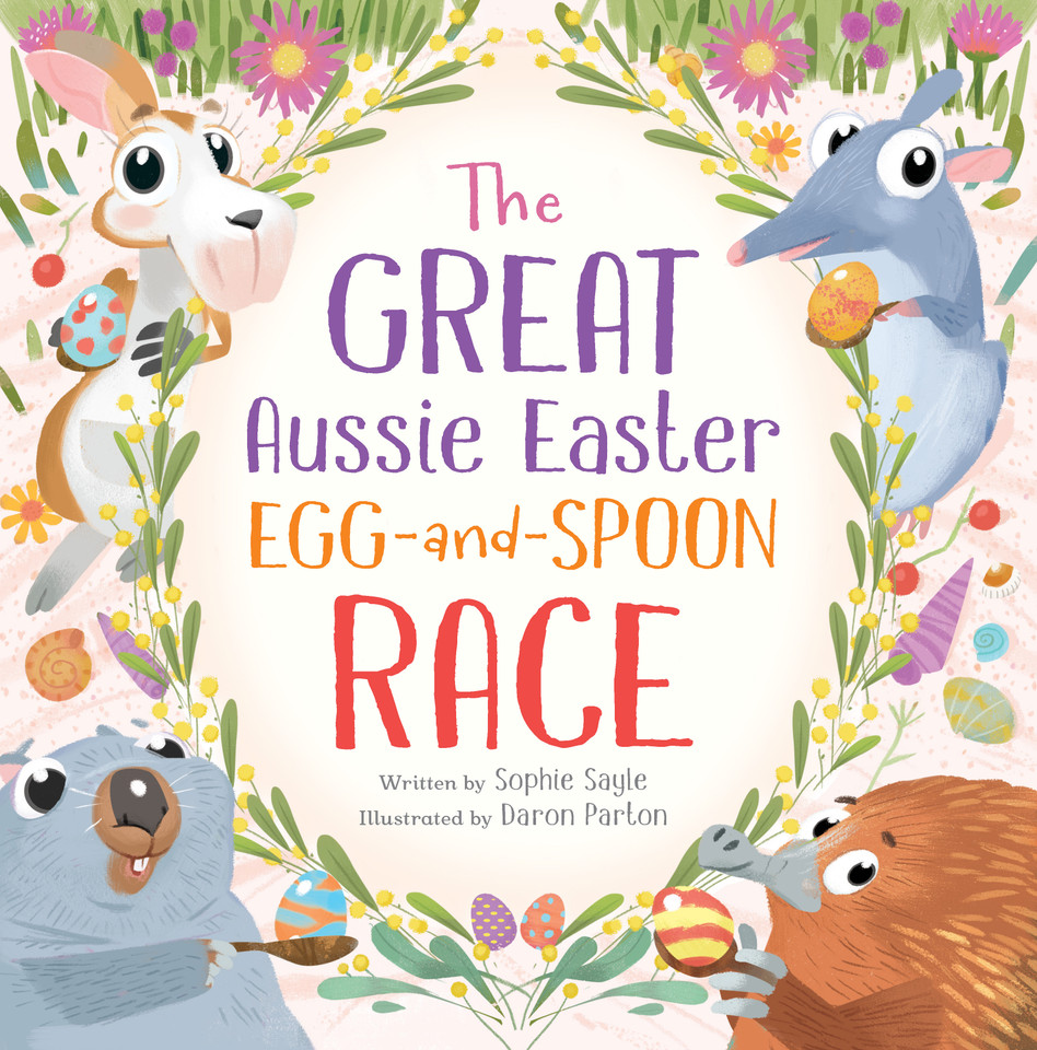 The Great Aussie Easter Egg-and-Spoon Race book cover by Sophie Sayle