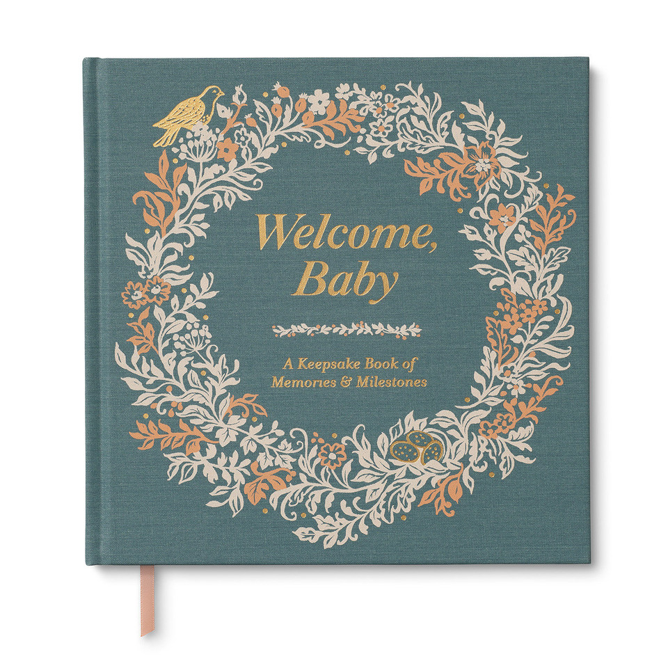 Welcome, Baby: A Keepsake Book of Memories & Milestones book cover by Miriam Hathaway