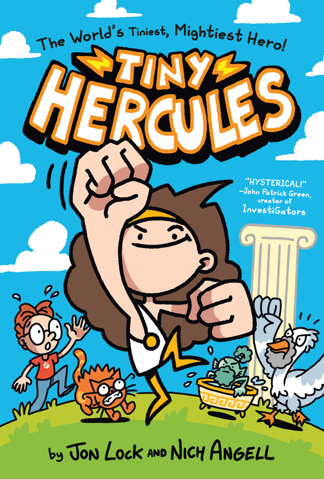 Tiny Hercules #1: (A Graphic Novel) (Tiny Hercules) book cover by Jon Lock, Nich Angell