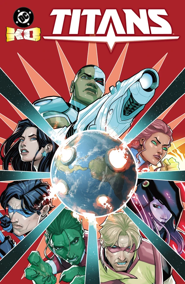 DC K.O. Titans book cover by John Layman