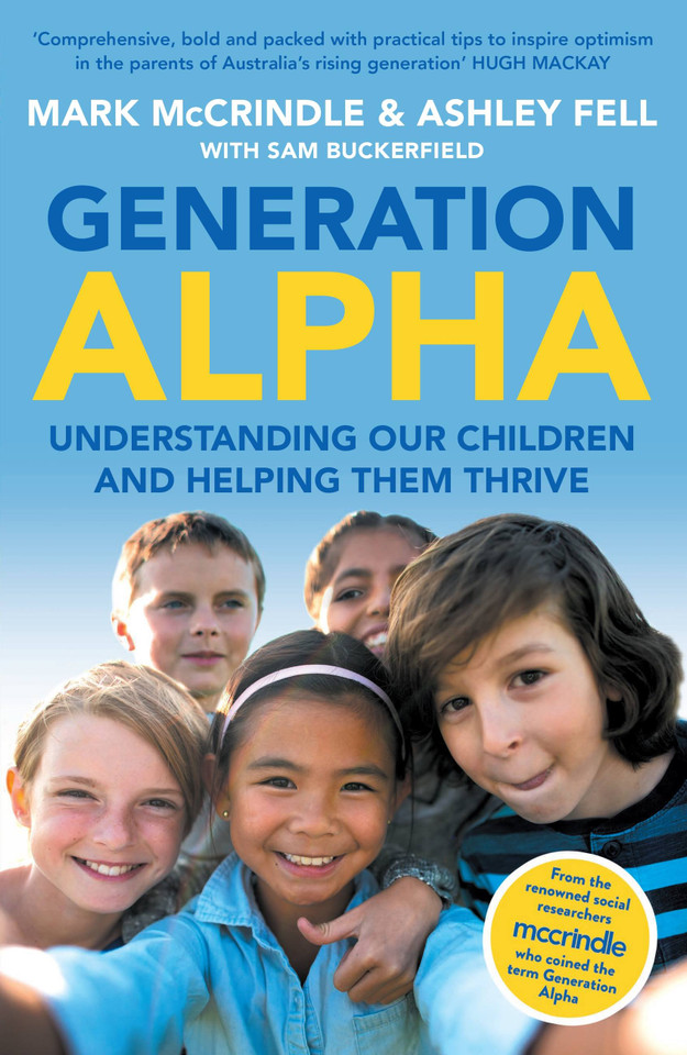 Generation Alpha book cover by Mark McCrindle