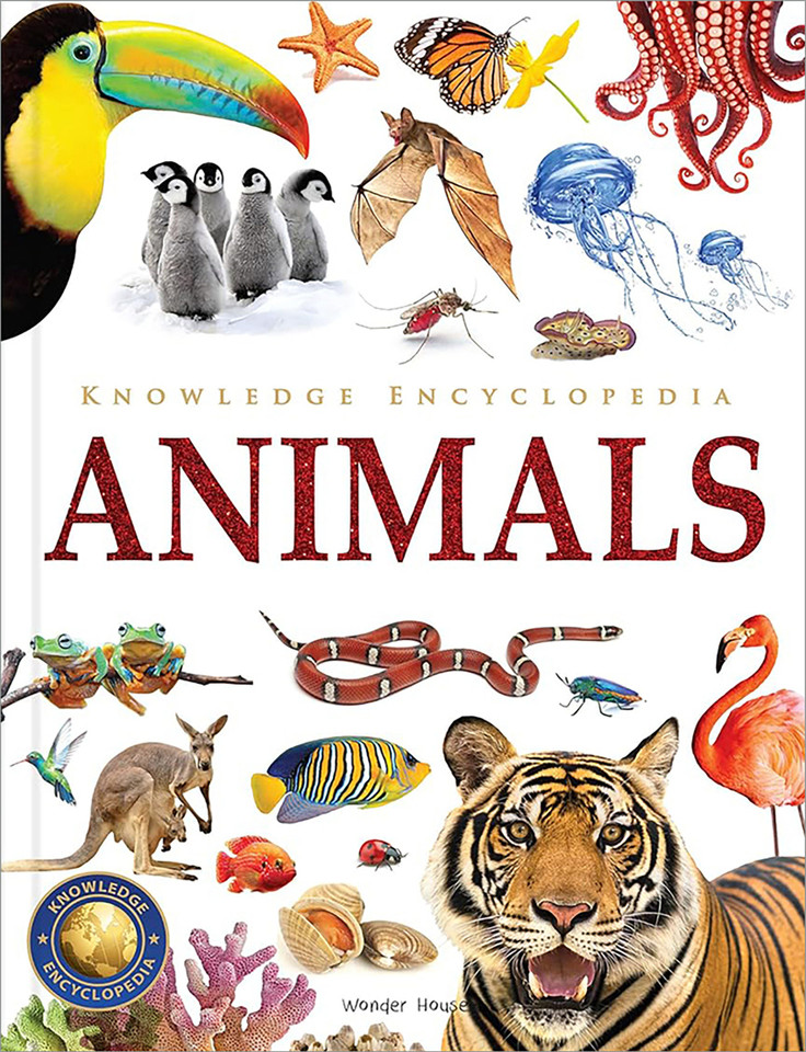 Knowledge Encyclopedia - Animals book cover by Wonder House Books