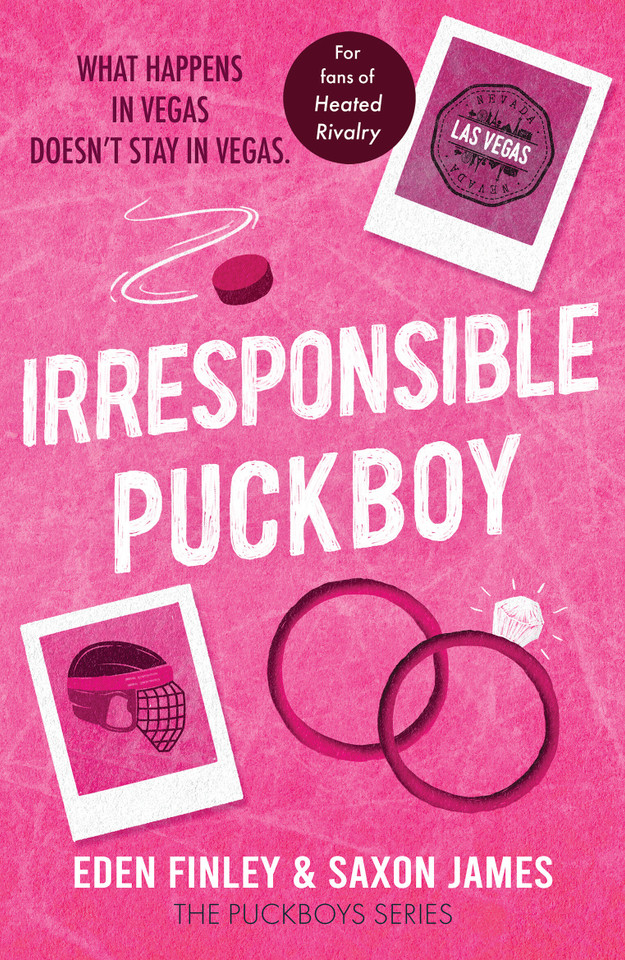 Irresponsible Puckboy: The ultimate bi awakening, best friends to lovers ice hockey romance (Puckboys) book cover by Saxon James, Eden Finley