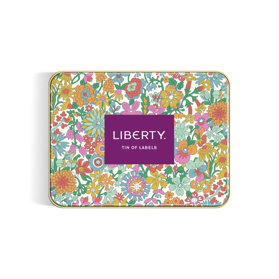 Liberty Tin of Labels book cover by Galison