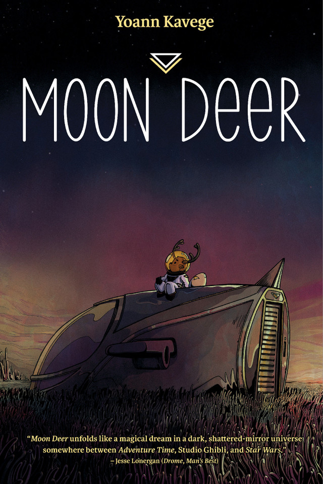 Moon Deer (Moon Deer) book cover by Yoann Kavege