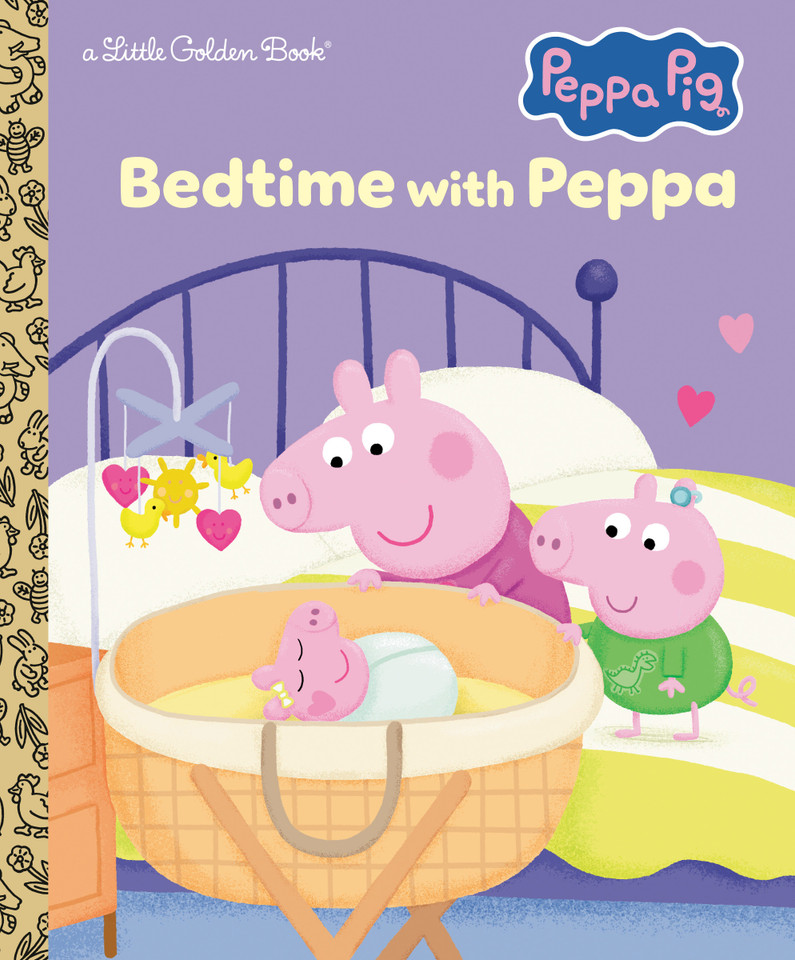 Bedtime with Peppa (Peppa Pig) (Little Golden Book) book cover by Golden Books