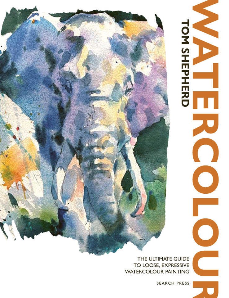 Watercolour: The ultimate guide to loose, expressive watercolour painting book cover by Tom Shepherd