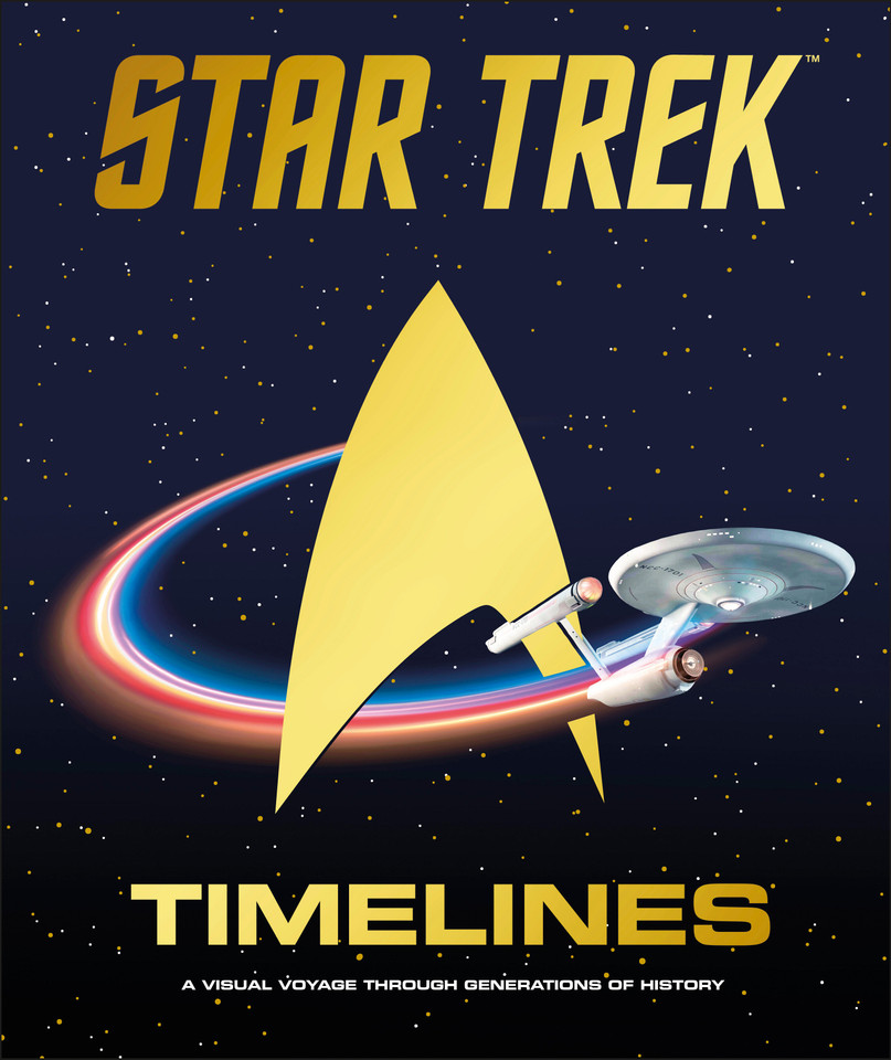 Star Trek Timelines book cover by Derek Tyler Attico, Michael Dismuke, Kelli Fitzpatrick, Jim Johnson