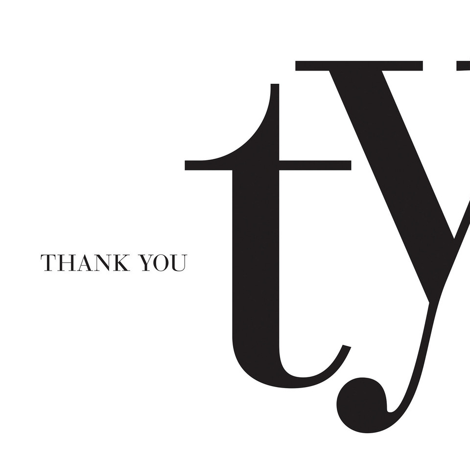 Thank You book cover by Amelia Riedler