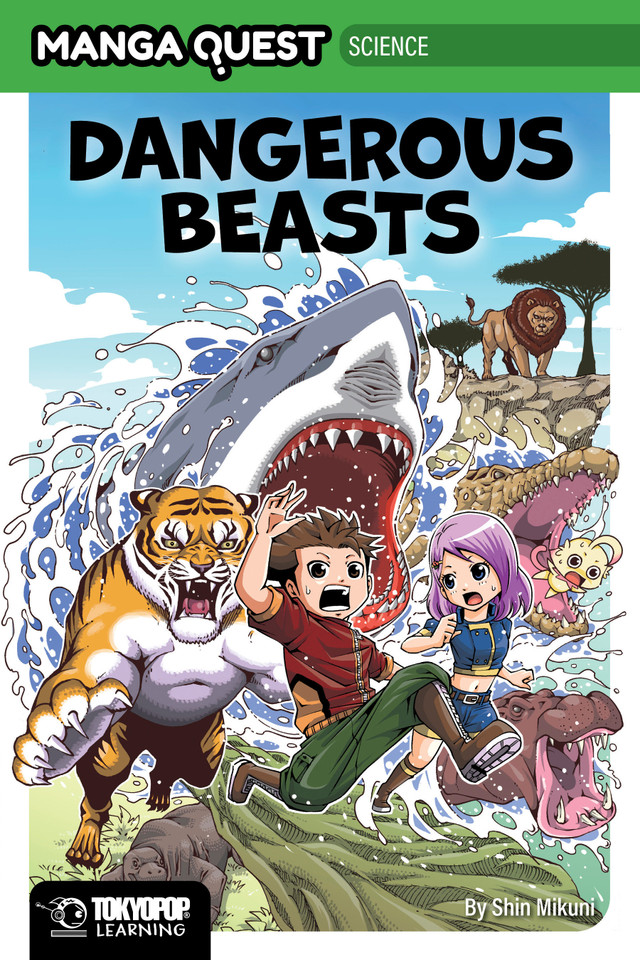 Manga Quest: Dangerous Beasts book cover by Shin Mikuni