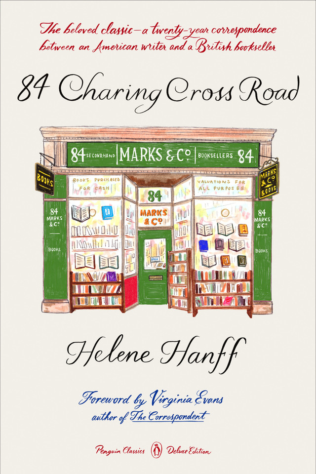 84, Charing Cross Road: (Penguin Classics Deluxe Edition) (Penguin Classics Deluxe Edition) book cover by Helene Hanff