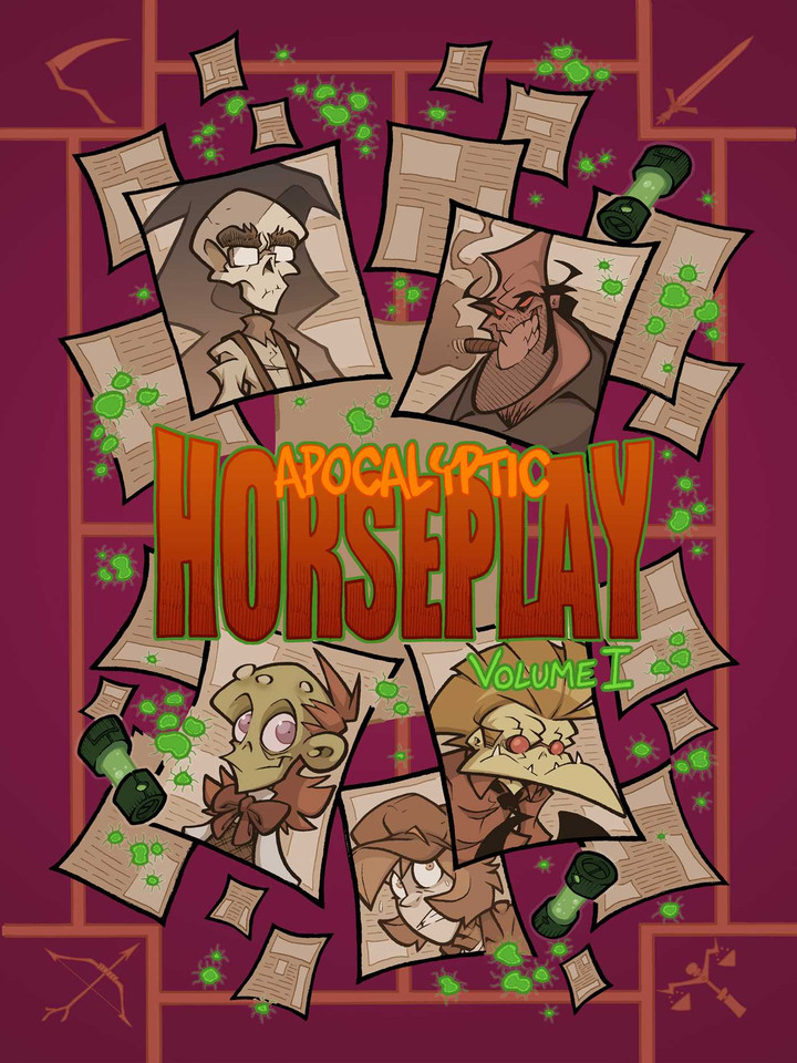 Apocalyptic Horseplay book cover by Boredman