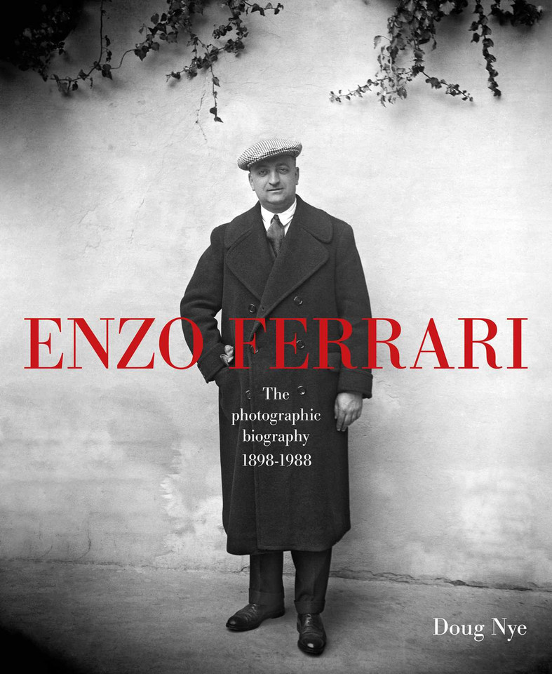 Enzo Ferrari: The Photographic Biography book cover by Doug Nye