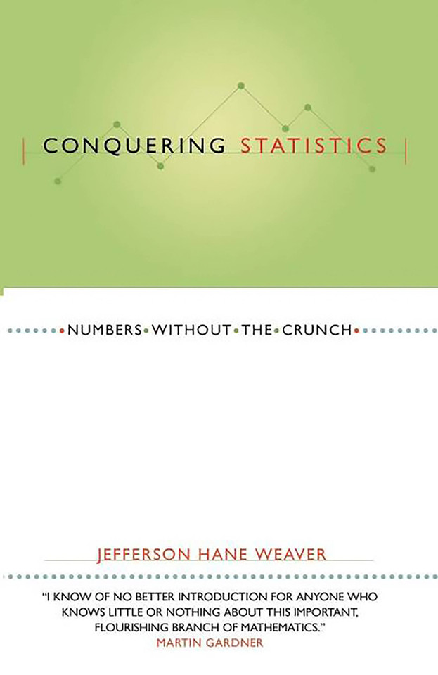 Conquering Statistics book cover by Jefferson Hane Weaver