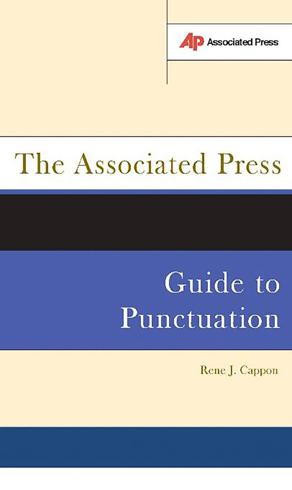 The Associated Press Guide To Punctuation book cover by Rene J. Cappon