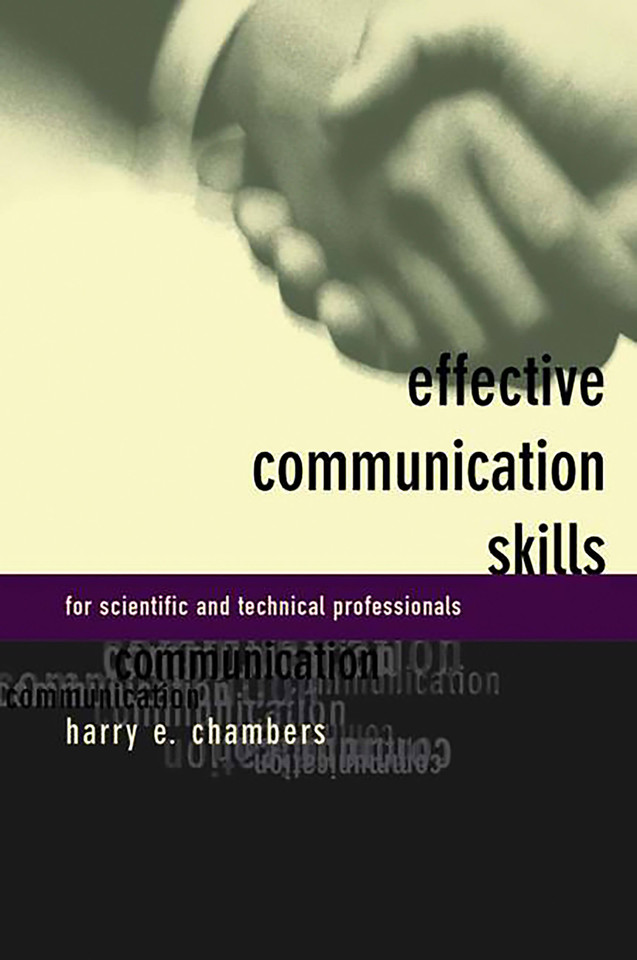 Effective Communication Skills For Scientific And Techinical Professionals book cover by Harry E. Chambers