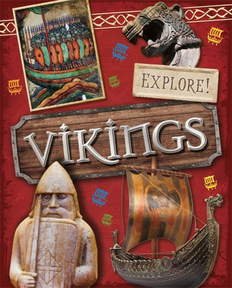 Explore!: Vikings (Explore!) book cover by Jane Bingham