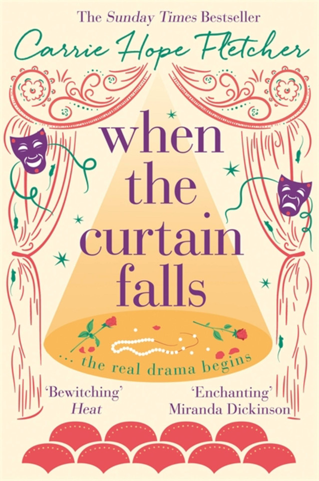 When The Curtain Falls book cover by Carrie Hope Fletcher